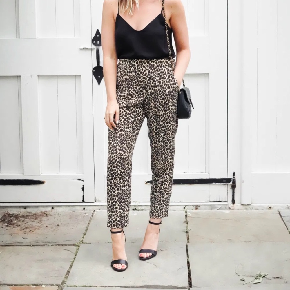 Jcrew Jaime Leopard Pant